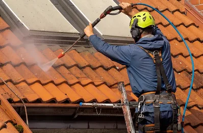 Démoussage et hydrofuge de toiture à Blanche-Église
